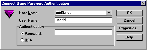 Connecting Using Password Authentication